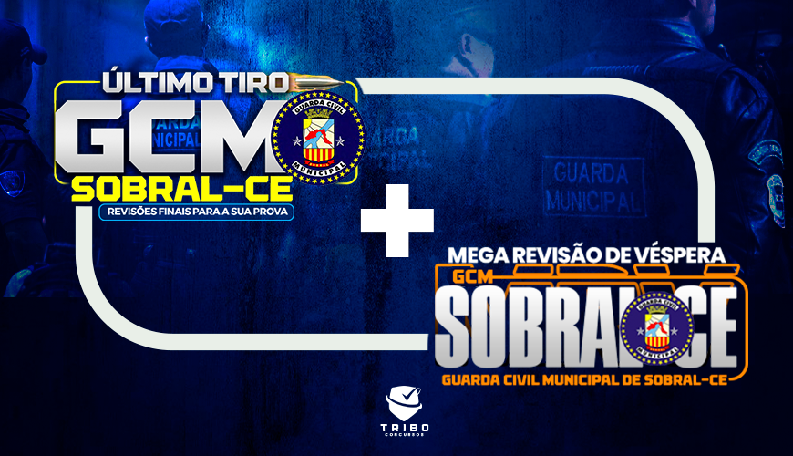 Imagem curso COMBO ÚLTIMO TIRO GCM SOBRAL + INGRESSO MRV PRESENCIAL GCM SOBRAL